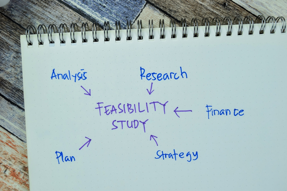 Concept,Of,Feasibility,Study,Write,On,Book,With,Keywords,Isolated